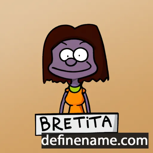 cartoon of the name Bertica