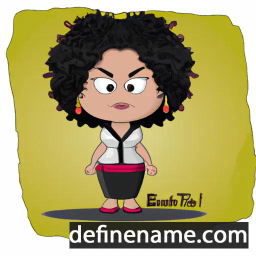 cartoon of the name Bertila