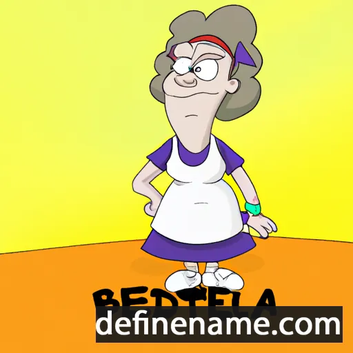 cartoon of the name Bertilda