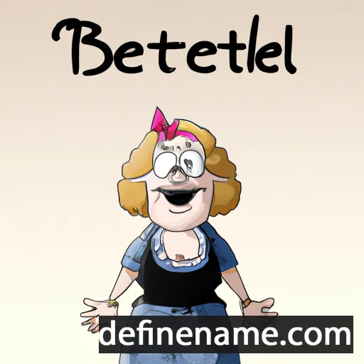 cartoon of the name Bertilde