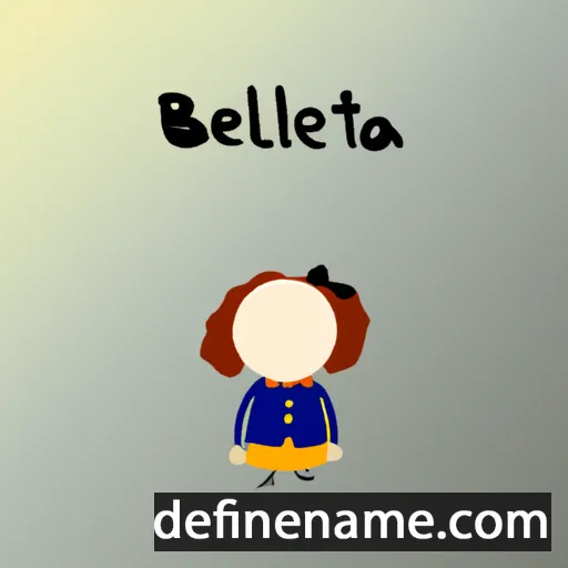 cartoon of the name Bertilla