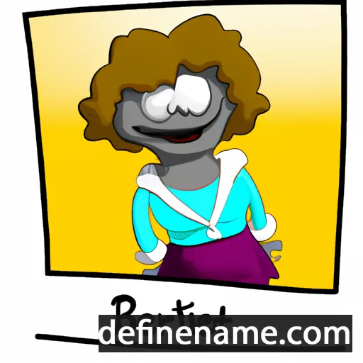 cartoon of the name Bertine