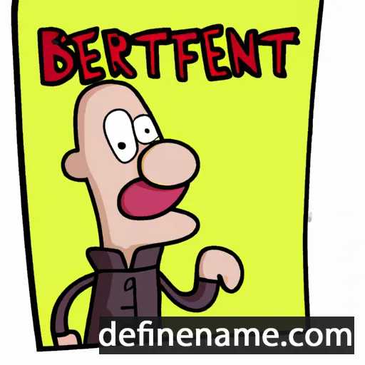 cartoon of the name Berting