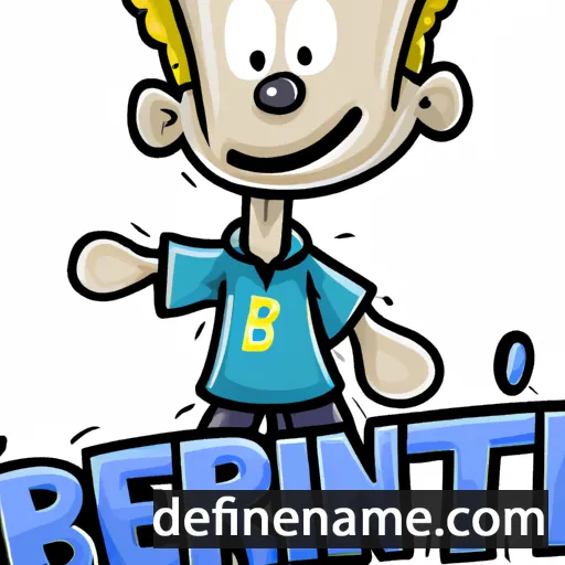 cartoon of the name Bertinho