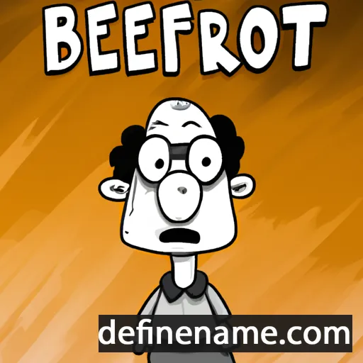 cartoon of the name Bertold