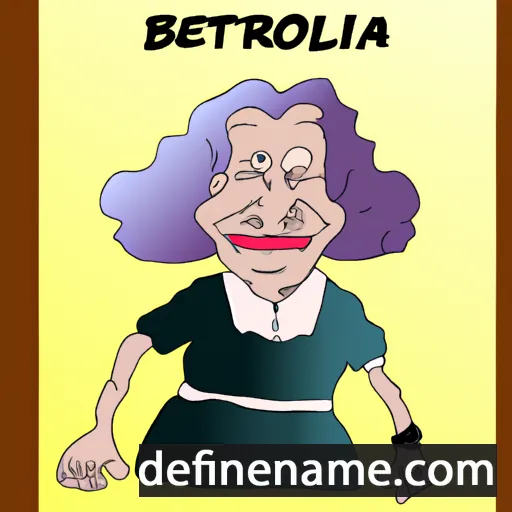 cartoon of the name Bertolda