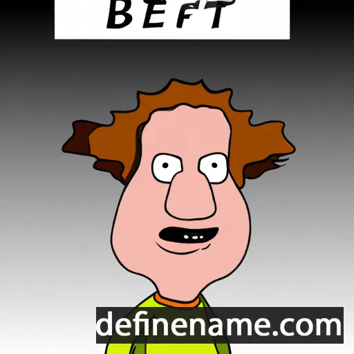 cartoon of the name Bertolf