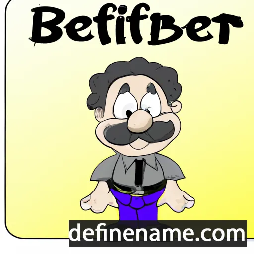 cartoon of the name Bertolfa