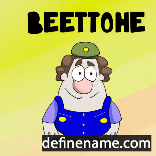 cartoon of the name Bertolomé