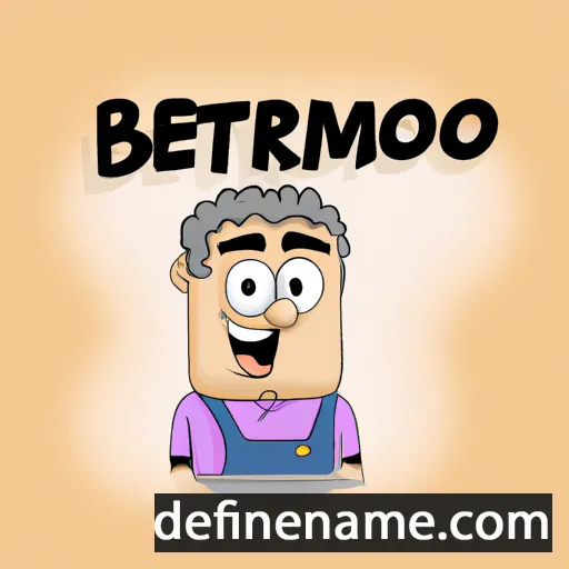 cartoon of the name Bertolomeu