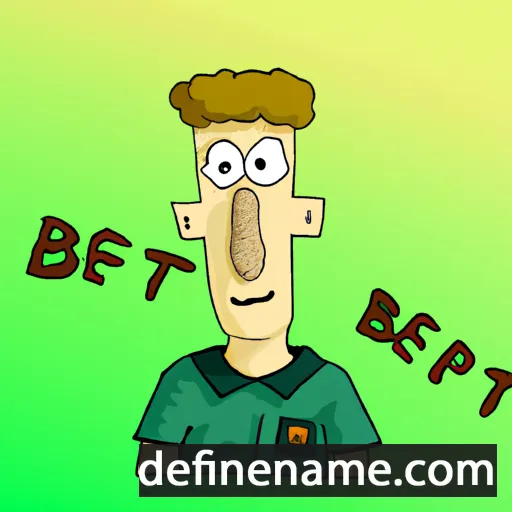 cartoon of the name Bertolt