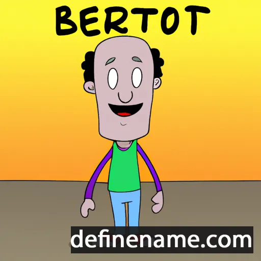 cartoon of the name Bertomeu