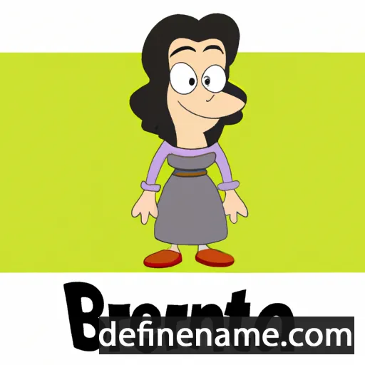 cartoon of the name Bertrana