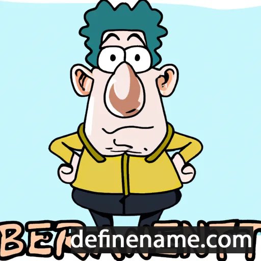 cartoon of the name Bertrant