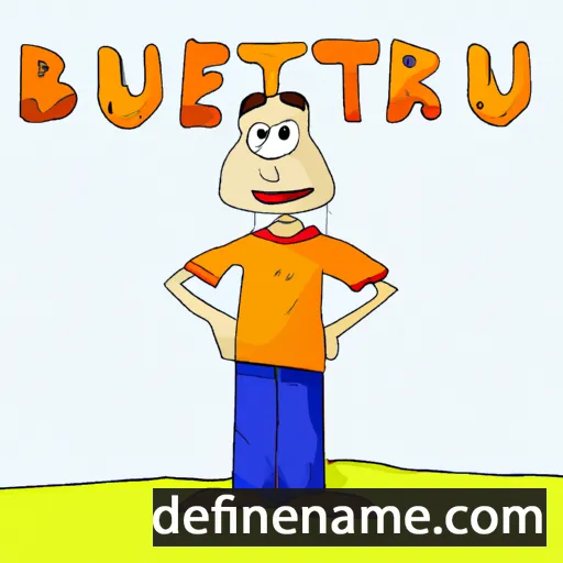 cartoon of the name Bertu