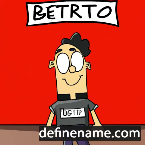 cartoon of the name Bertuccio