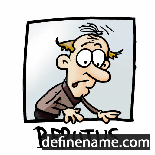 cartoon of the name Bertulfus