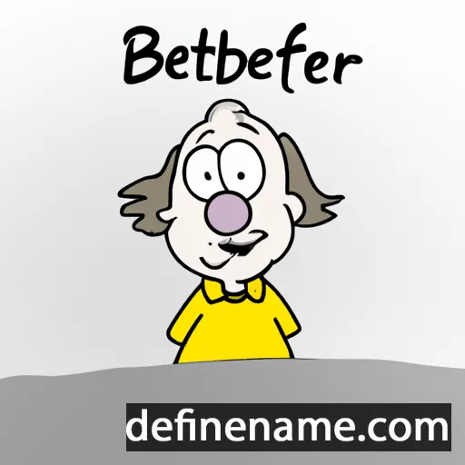 cartoon of the name Bertulphe