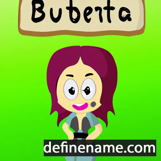 cartoon of the name Beruta