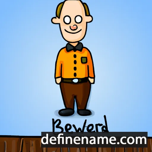 cartoon of the name Berwald