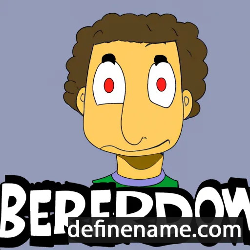 cartoon of the name Berwoud