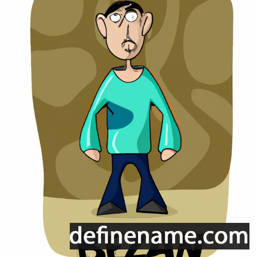 cartoon of the name Berzan