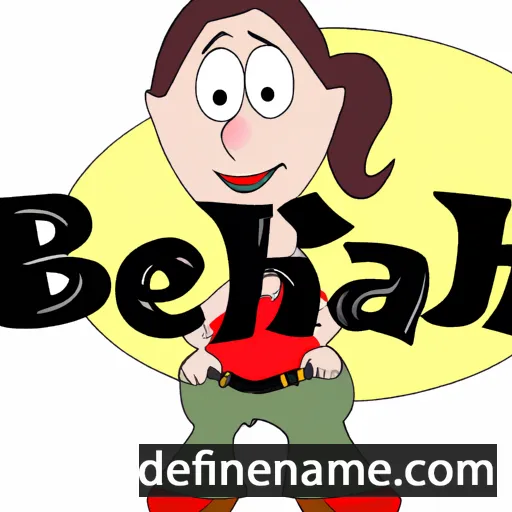 cartoon of the name Bescha