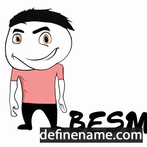 cartoon of the name Beshim