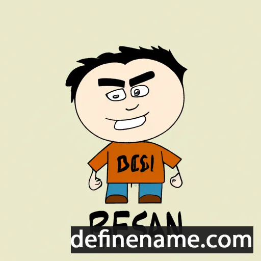 cartoon of the name Besian