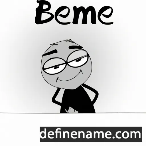 cartoon of the name Besime