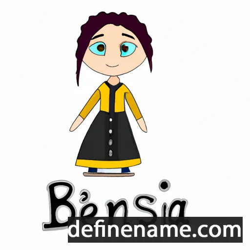 cartoon of the name Besina