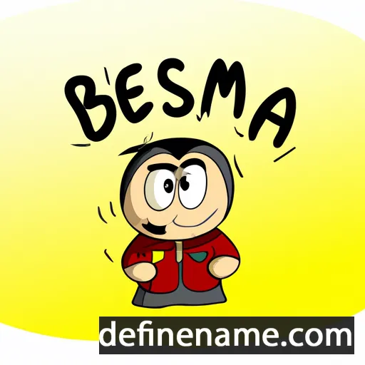 cartoon of the name Besma