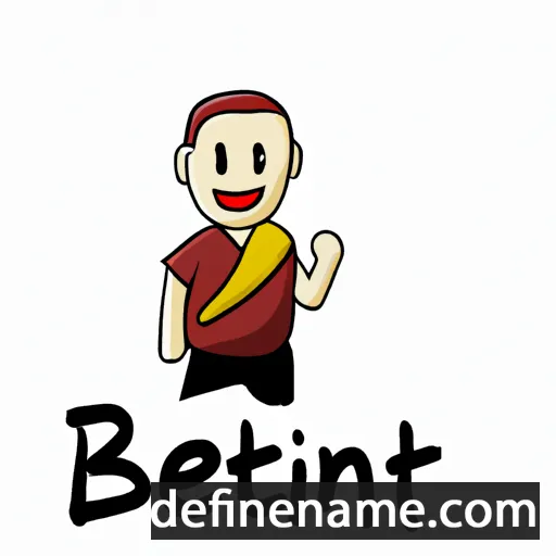 cartoon of the name Betang