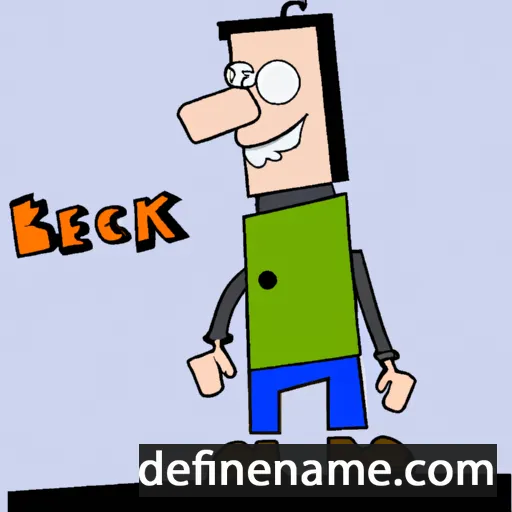 cartoon of the name Beteck