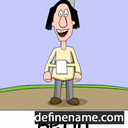 cartoon of the name Betheil