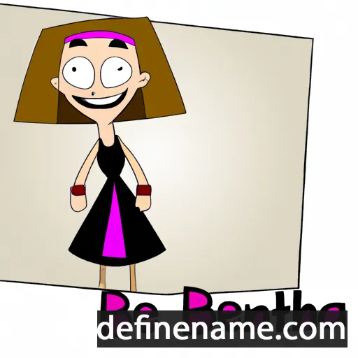 cartoon of the name Bethena