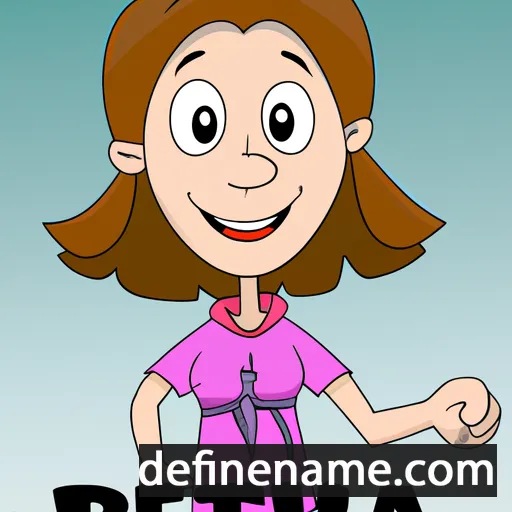 cartoon of the name Bethia