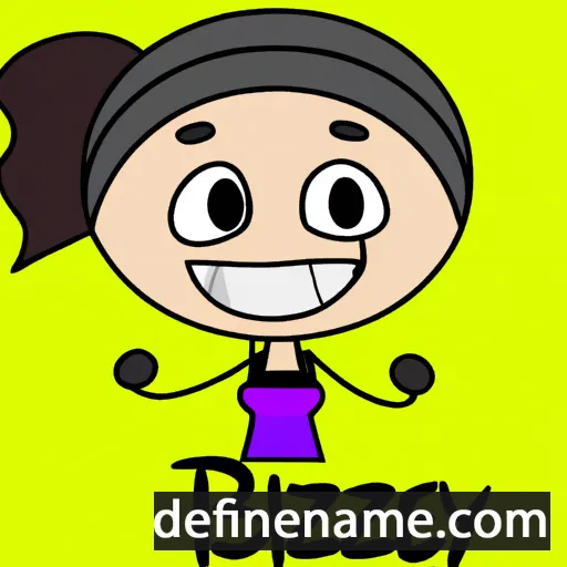 cartoon of the name Bethzy