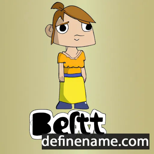 cartoon of the name Beti