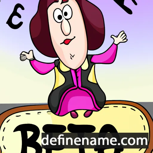 cartoon of the name Betija