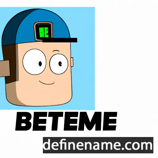 cartoon of the name Betime