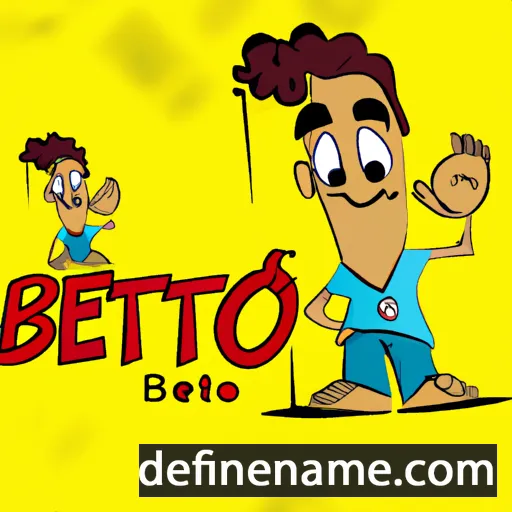 cartoon of the name Betinho