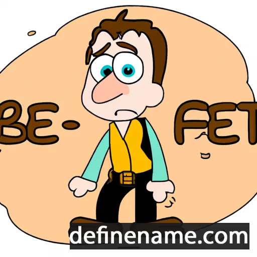 cartoon of the name Betire