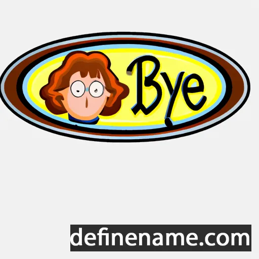 cartoon of the name Betsye