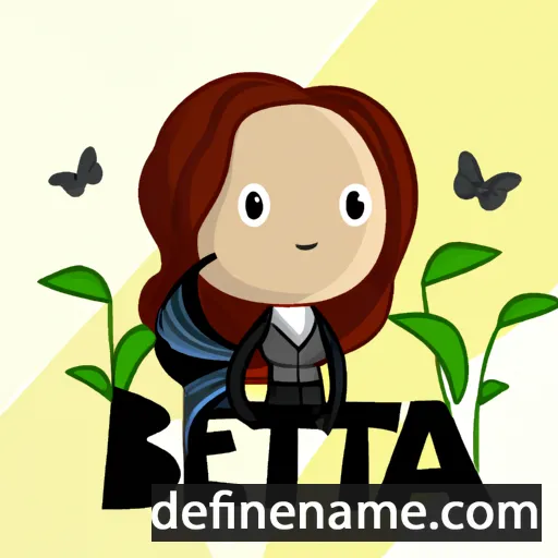 cartoon of the name Betta