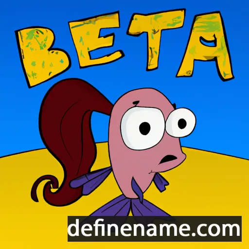 cartoon of the name Betta