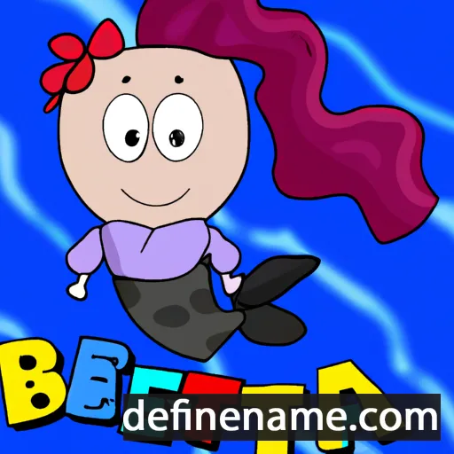 cartoon of the name Betta