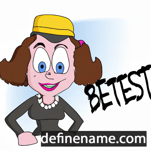 cartoon of the name Bettsie