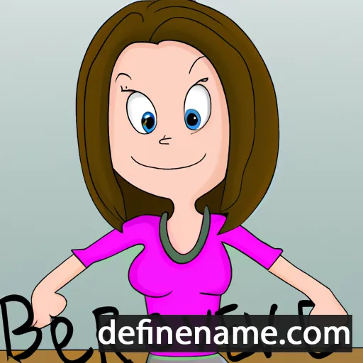 cartoon of the name Beverlee