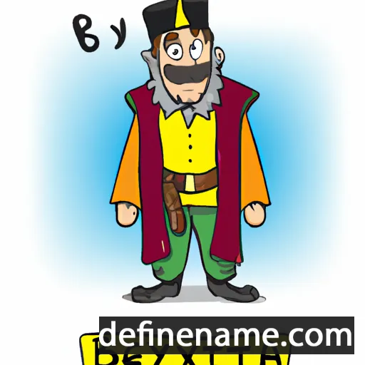 cartoon of the name Bextiyar